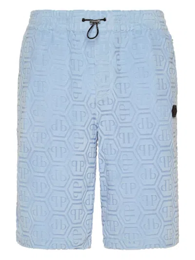 Philipp Plein Cool Kid Shorts In 蓝色