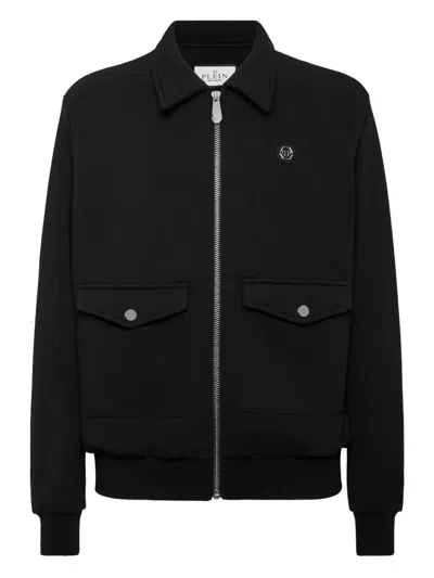 Philipp Plein Coster Bomber Jacket In Black