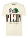 Philipp Plein Cote D Azur Plam T-shirt In Neutrals
