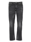 Philipp Plein Mid-rise Slim-fit Jeans In Black