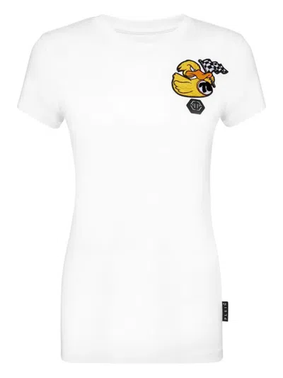 Philipp Plein Cotton T-shirt In White