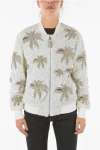 Philipp Plein Couture All-over Sequine And Crystal Aloha Plein Bomber Jack