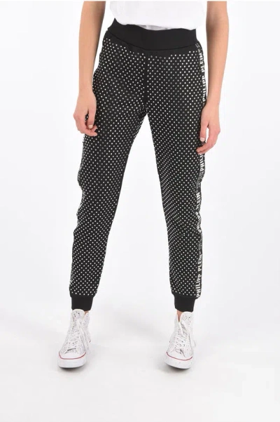 Philipp Plein Couture Crystal All Over Jogger Trousers