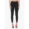 Philipp Plein Couture Lace-up Detail String Leggings In Black