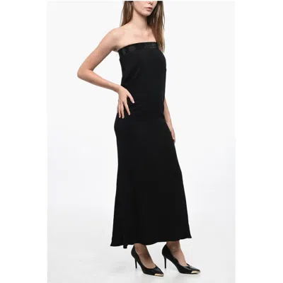 Philipp Plein Couture Shift Strapless Dress With Women's Crystals
