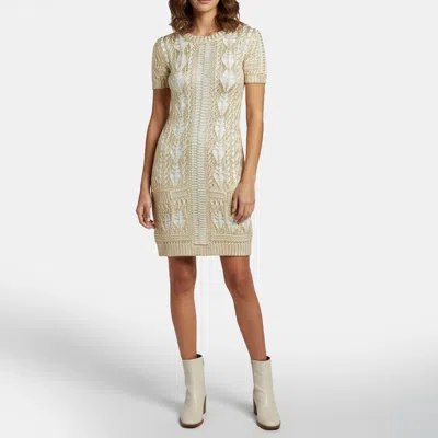 Pre-owned Philipp Plein Couture White Crochet Sheer Midi Dress Xs