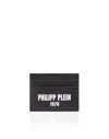 Philipp Plein Credit Cards Holder Pp1978 In Black
