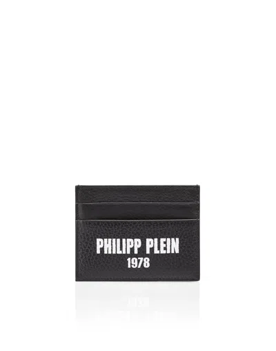Philipp Plein Credit Cards Holder Pp1978 In Black