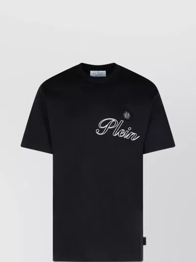 PHILIPP PLEIN CREW NECK COTTON T-SHIRT
