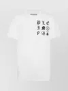 Philipp Plein Graphic Print Cotton T-shirt With Design And Fit In White