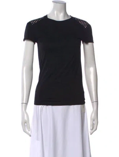 Pre-owned Philipp Plein Crew Neck Short Sleeve T-shirt In Black
