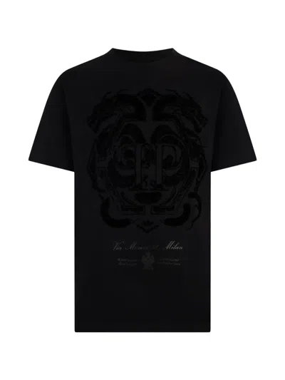 Philipp Plein Crew-neck T-shirt In Black