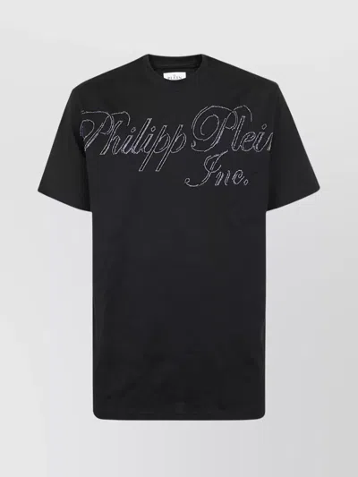 Philipp Plein Crew Neck T-shirt Short Sleeves In Black
