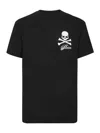 Philipp Plein Crew Neck T-shirt With Print In Multi