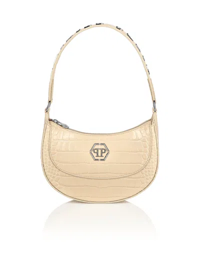 Philipp Plein Croco Embossed Handle Bag Galaxy
