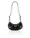 PHILIPP PLEIN CROCO PRINT LEATHER SHOULDER BAG ECLIPSE