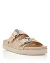 Philipp Plein Croco-printed Sandals In Multi