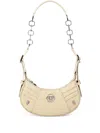 Philipp Plein Crocodile-embossed Shoulder Bag In Neutral