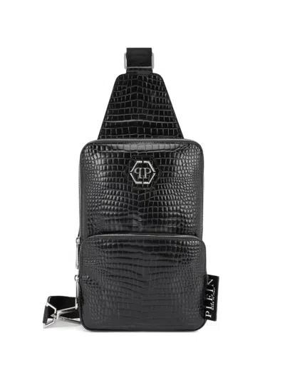 Philipp Plein Shoulder Bag Men In Black