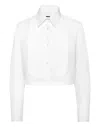 PHILIPP PLEIN CROPPED SHIRT LS
