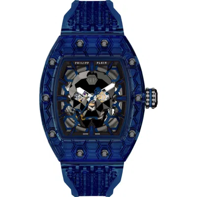 Philipp Plein Crypto King Arctic Shield Watch Men In Blue
