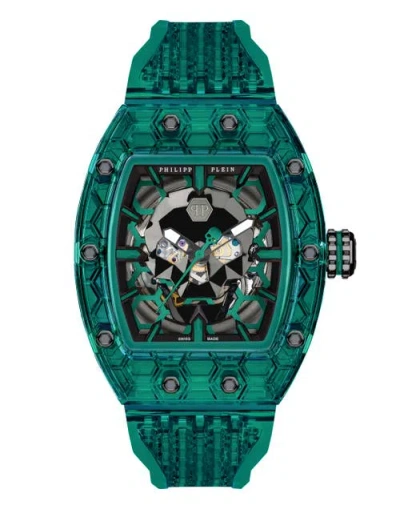 Philipp Plein Crypto King Atomic Emerald Watch Men In Green