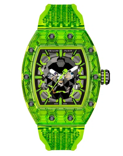 Philipp Plein Crypto King Cryptonite Watch In Green