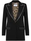 Philipp Plein Crystal-embellished Blazer In Black