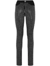 Philipp Plein Crystal-embellished Cotton Blend Skinny Jeans In Black