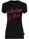 Philipp Plein Crystal-embellished Cotton T-shirt In Black