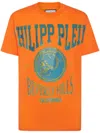 PHILIPP PLEIN CRYSTAL-EMBELLISHED COTTON T-SHIRT