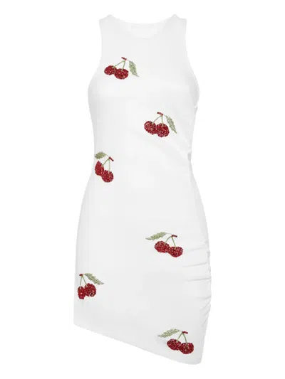 Philipp Plein Crystal-embellished Dress In White