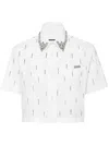 Philipp Plein Crystal-embellished Shirt In White