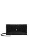 Philipp Plein Crystal-embellished Skull Crossbody Bag In Black