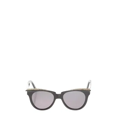 Philipp Plein Crystal Embellished Sunglasses In Gray