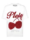 Philipp Plein Crystal-embellished T-shirt In White