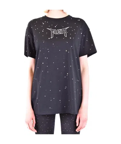 Philipp Plein Crystal-embellished T-shirt In Black
