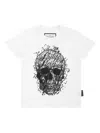 Philipp Plein Crystal-embellished T-shirt In White