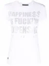 Philipp Plein Crystal-embellished T-shirt In White