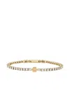 Philipp Plein Crystal-embellished Tennis Bracelet In Gold