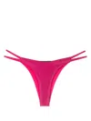 Philipp Plein Crystal-embellished Thong In Pink