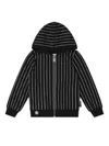 Philipp Plein Crystal-embellished Zip-up Hoodie In Schwarz