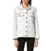 Philipp Plein Denim Jacket Crystal Fringe