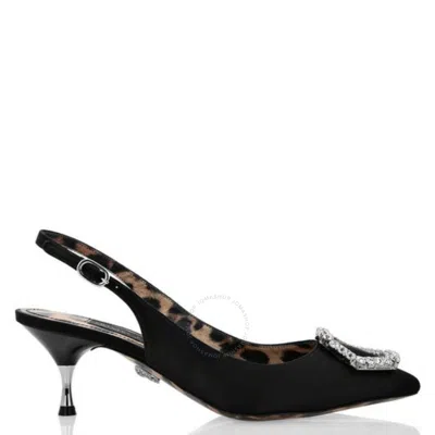Philipp Plein Crystal Hexagon Pointed Pumps In Black