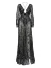 Philipp Plein Crystal Lace Maxi Dress