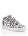 Philipp Plein Crystal Notorious Lo-top With Crystals In Grey