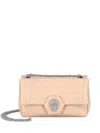 Philipp Plein Crystal Skull Shoulder Bag In Pink