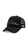 Philipp Plein Crystals Baseball Cap In Black