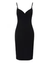 Philipp Plein Cut Midi Dress In Black