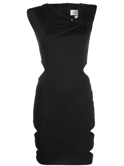 Philipp Plein Cut-out Minidress In Black